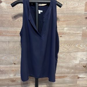 Sonoma Blue Sleeveless Tank Top Relaxed Fit